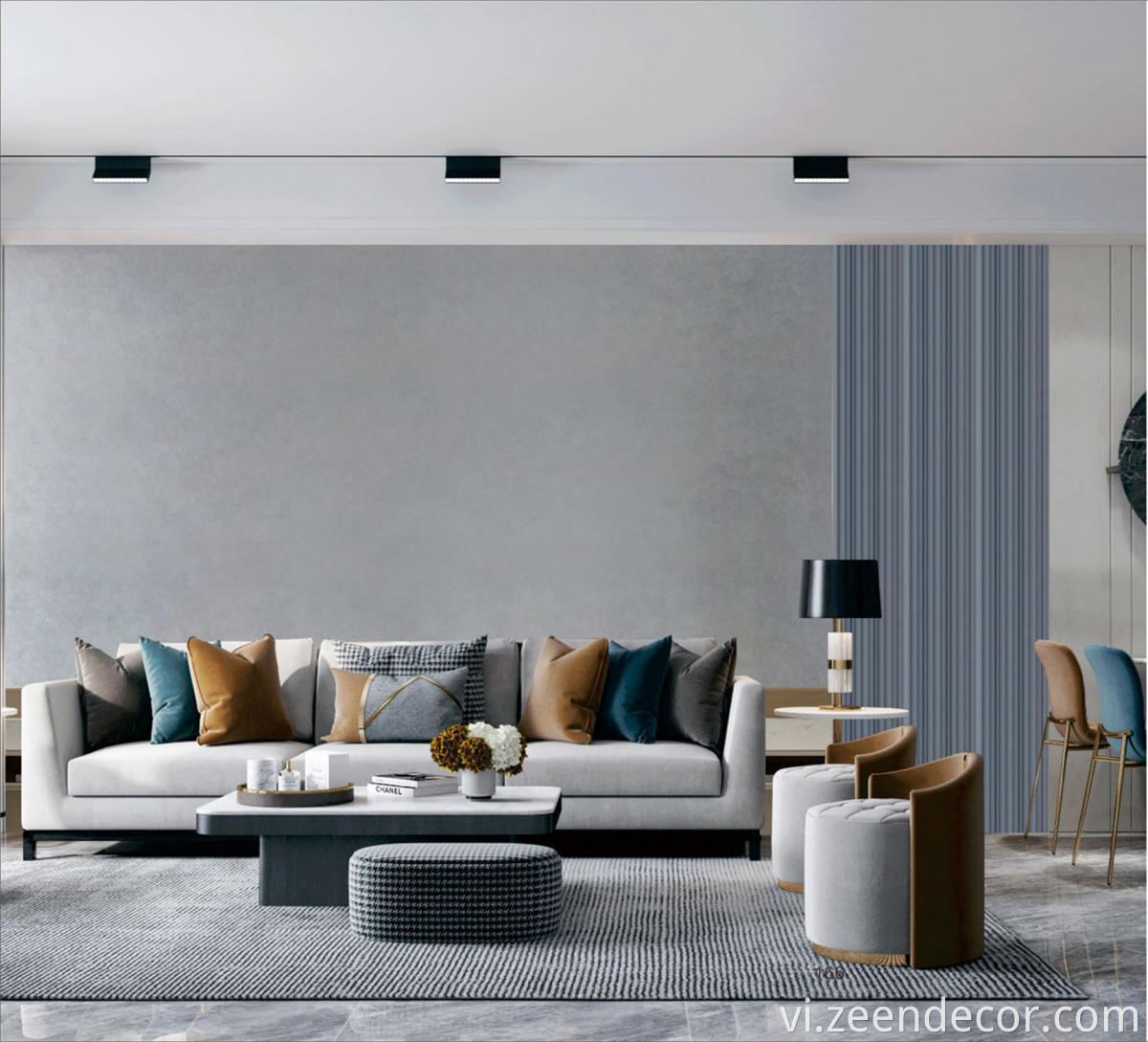 easy to install multi scene decoration PS wall panels